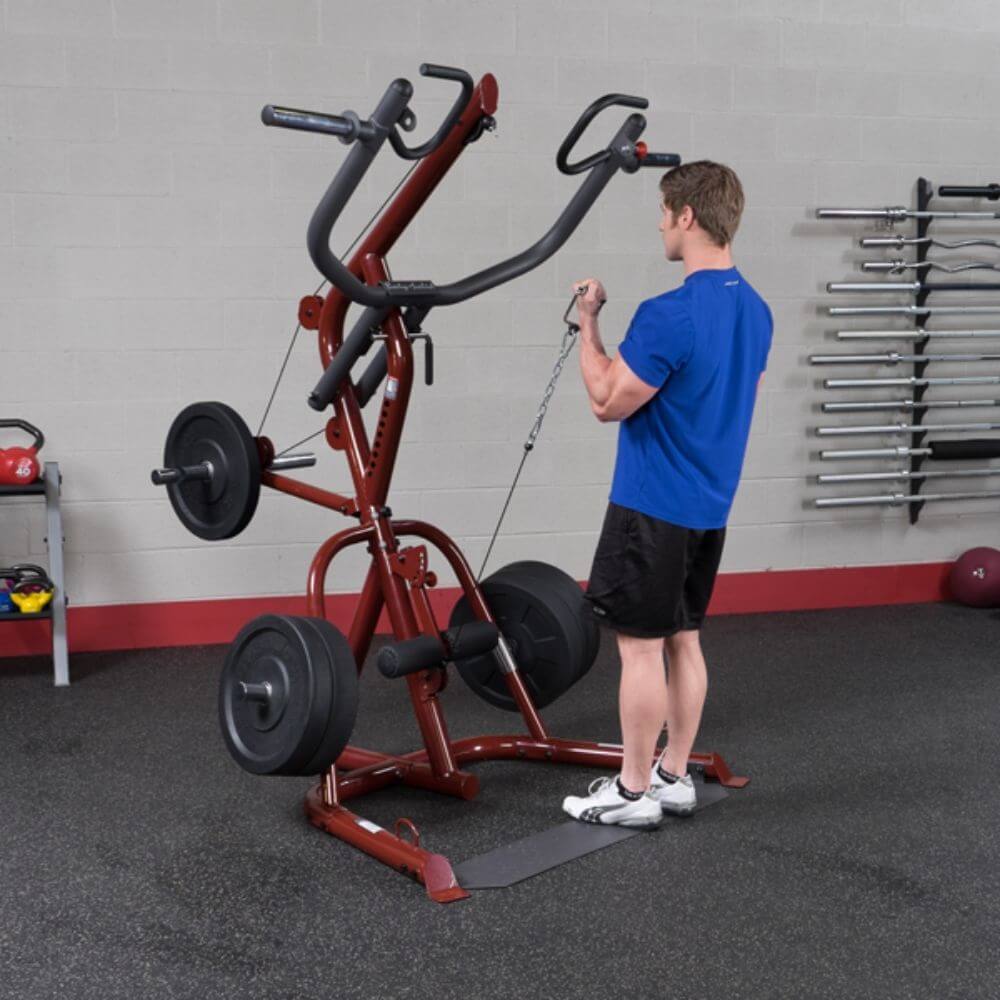 Body Solid Corner Leverage Gym Package SKU GLGS100P4