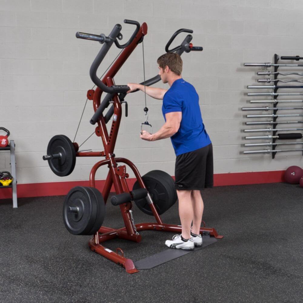 Body Solid Corner Leverage Gym Package SKU GLGS100P4