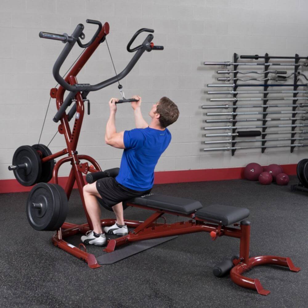 Body Solid Corner Leverage Gym Package SKU GLGS100P4