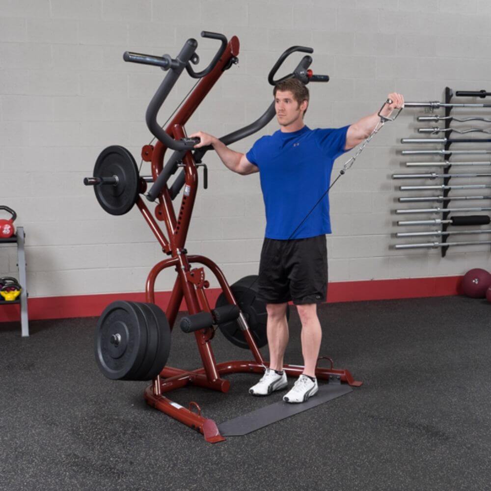 Body Solid Corner Leverage Gym Package SKU GLGS100P4