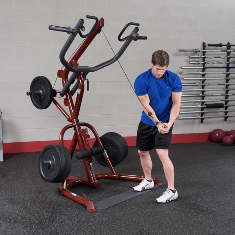 Body Solid Corner Leverage Gym Package SKU GLGS100P4
