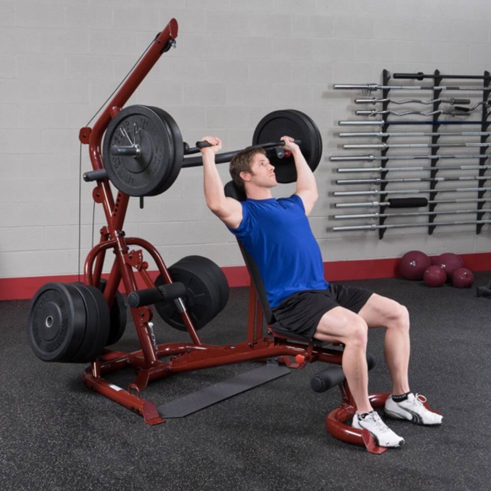 Body Solid Corner Leverage Gym Package SKU GLGS100P4