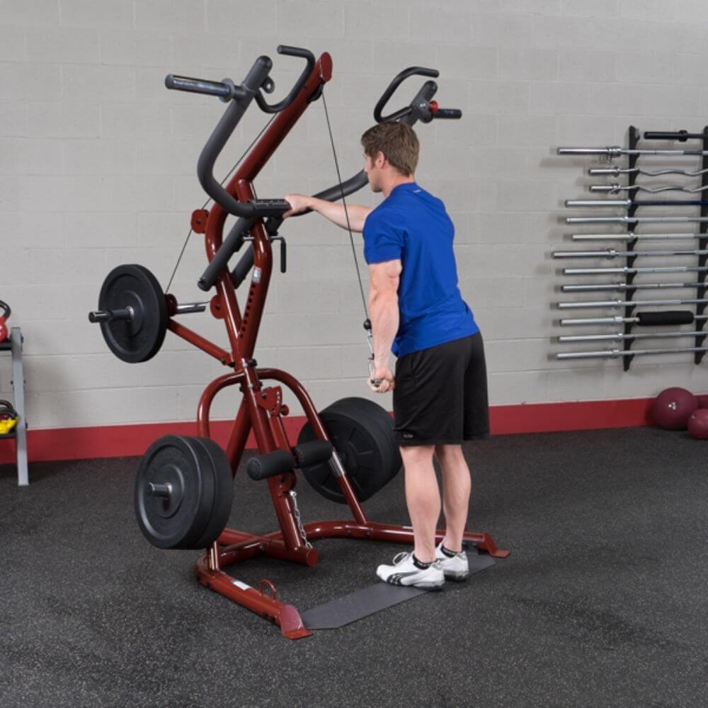 Body Solid Corner Leverage Gym Package SKU GLGS100P4