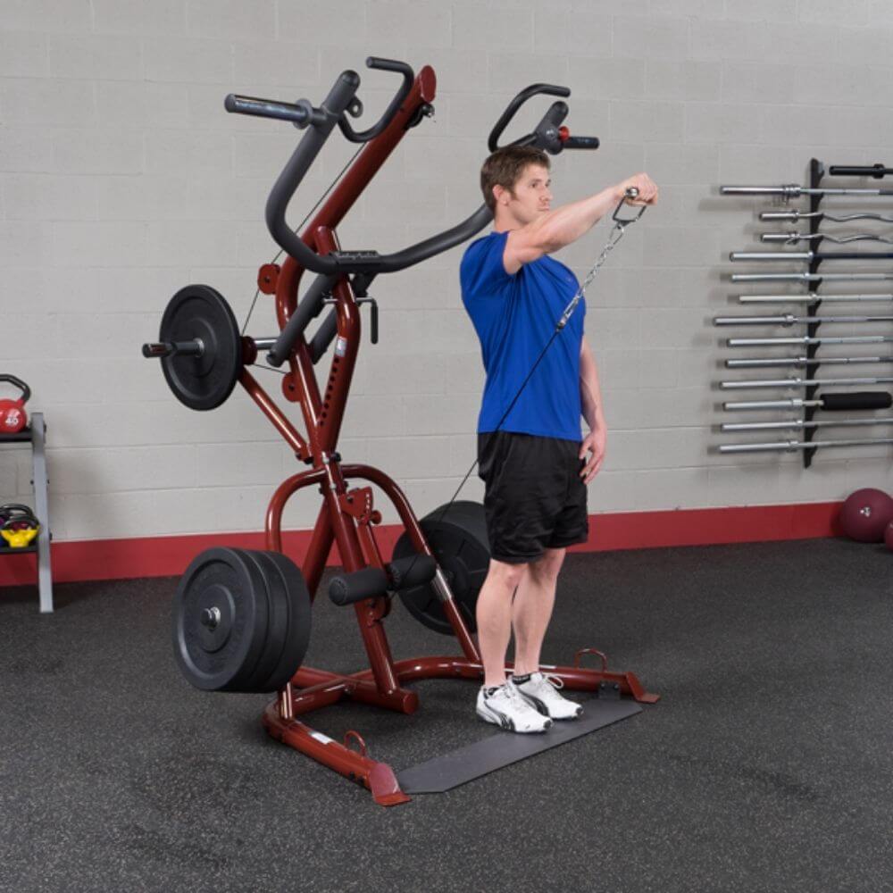 Body Solid Corner Leverage Gym Package SKU GLGS100P4