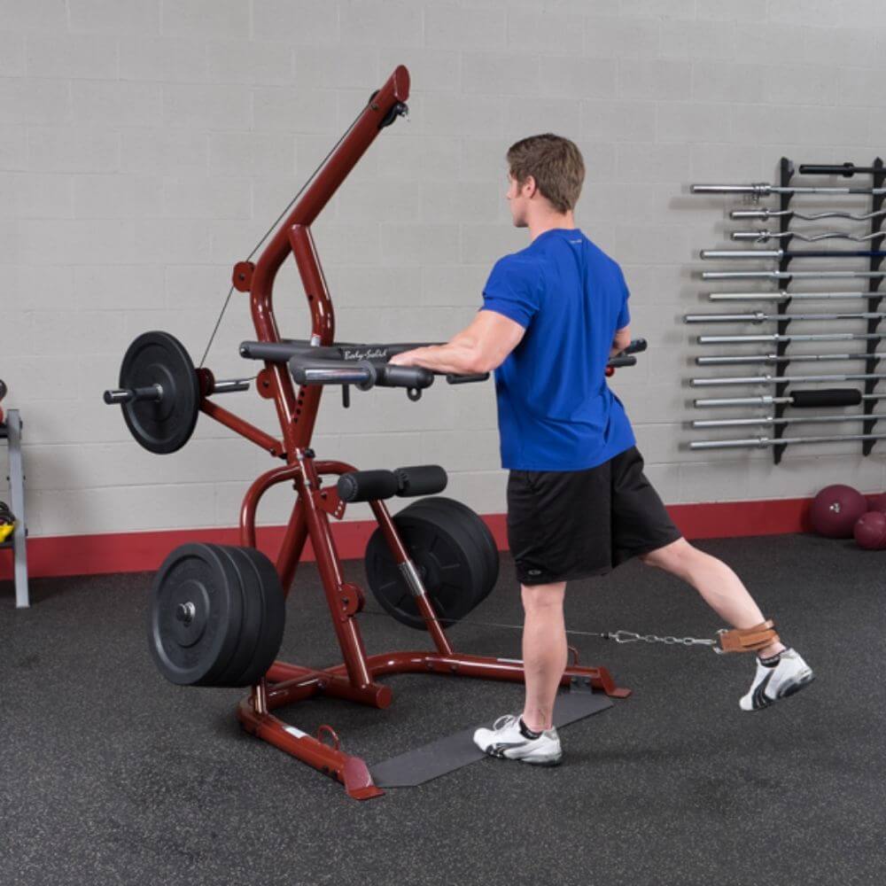 Body Solid Corner Leverage Gym Package SKU GLGS100P4