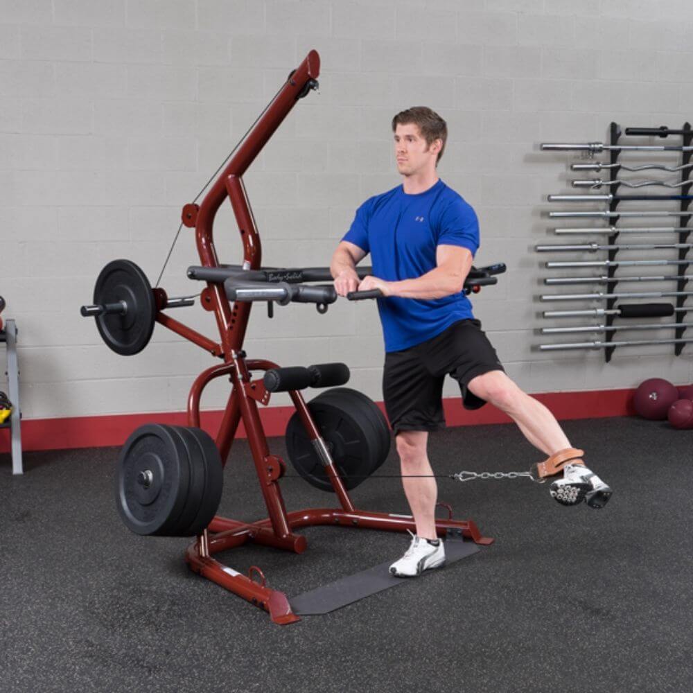 Body Solid Corner Leverage Gym Package SKU GLGS100P4