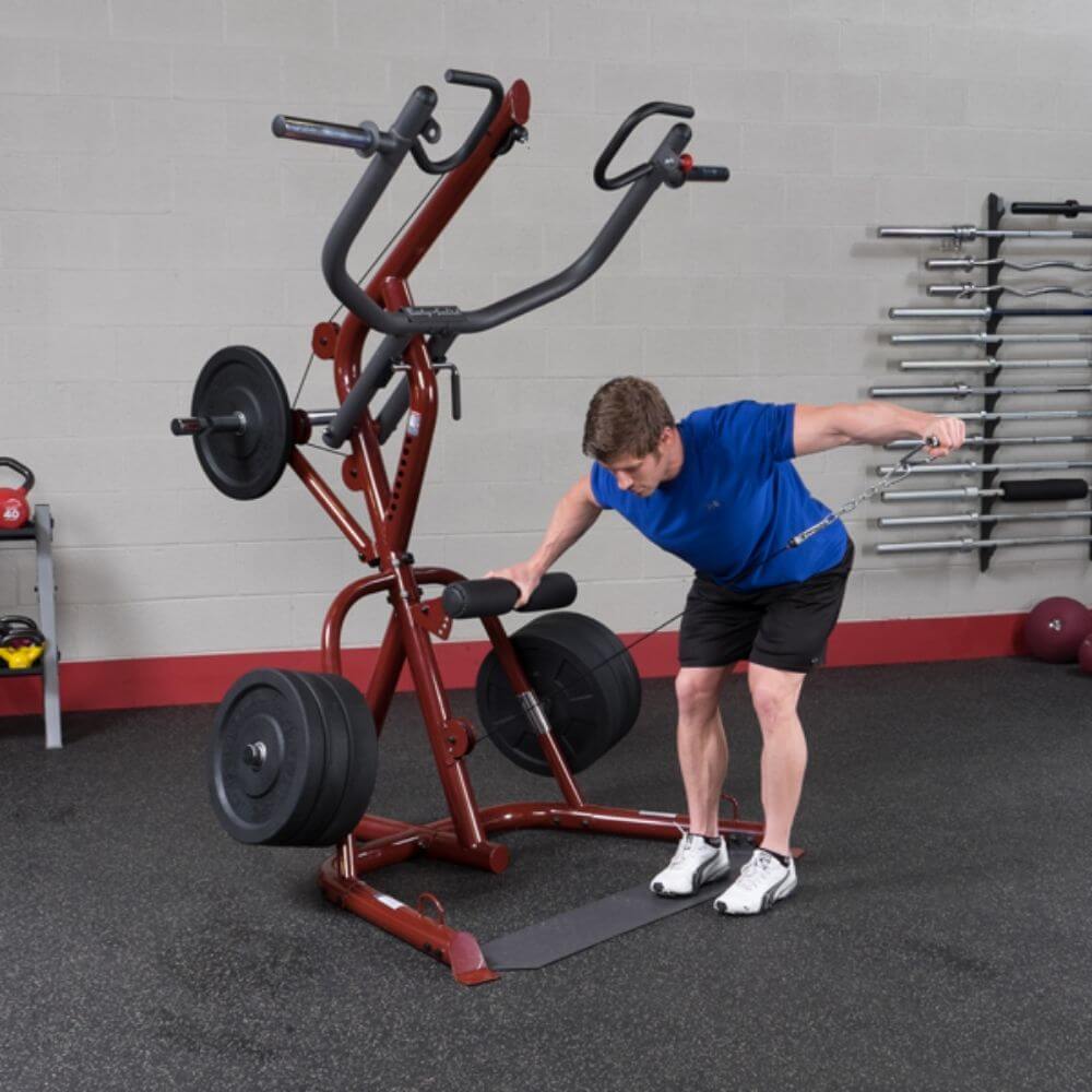 Body Solid Corner Leverage Gym Package SKU GLGS100P4
