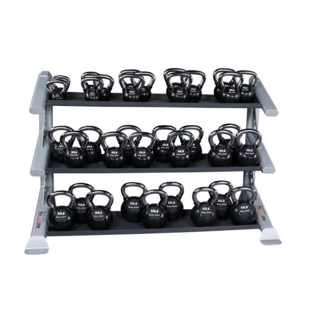 Body Solid ProClub 3 Tier Kettlebell Rack SKU SDKR1000KB