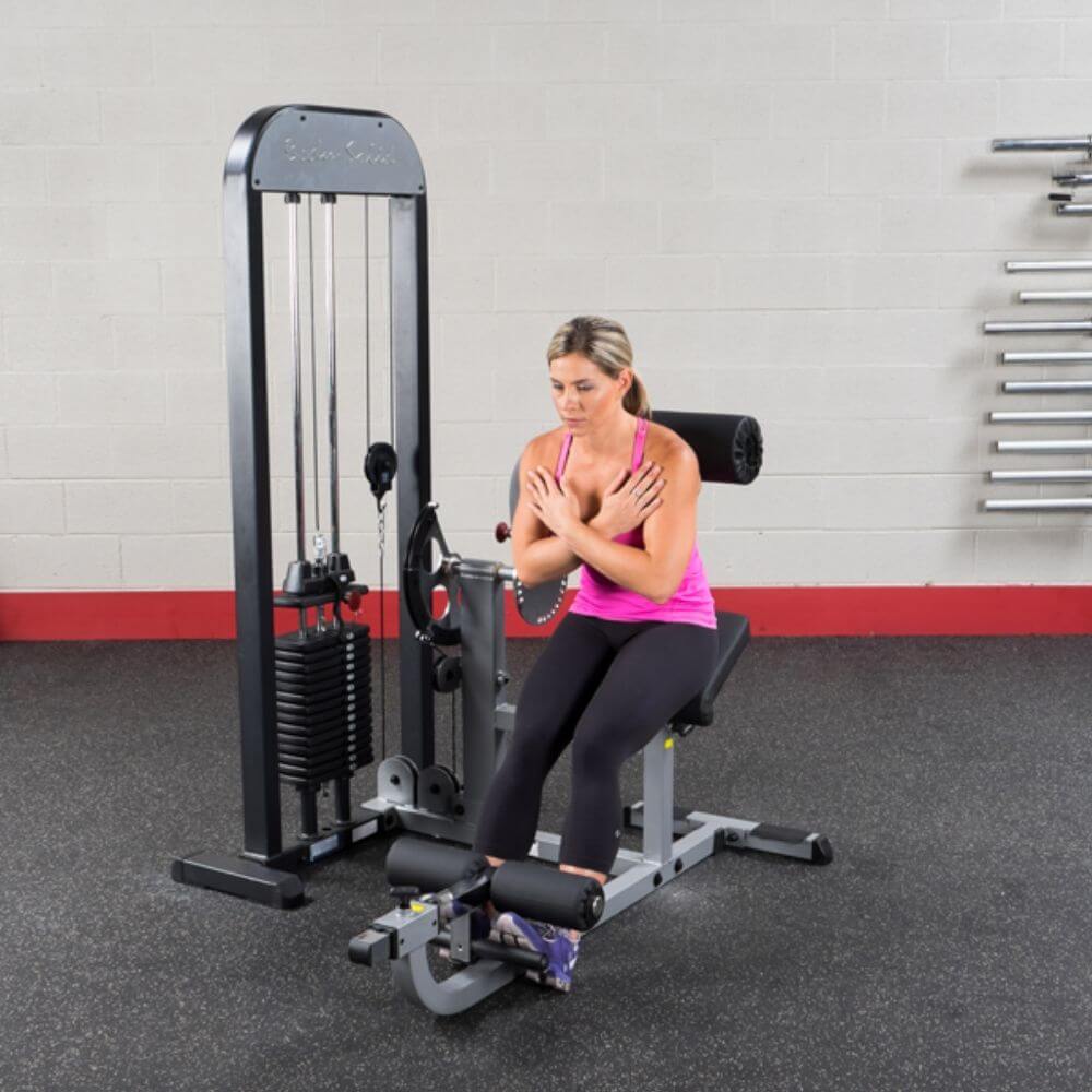 Body Solid Pro Select Ab And Back Machine SKU GCAB-STK