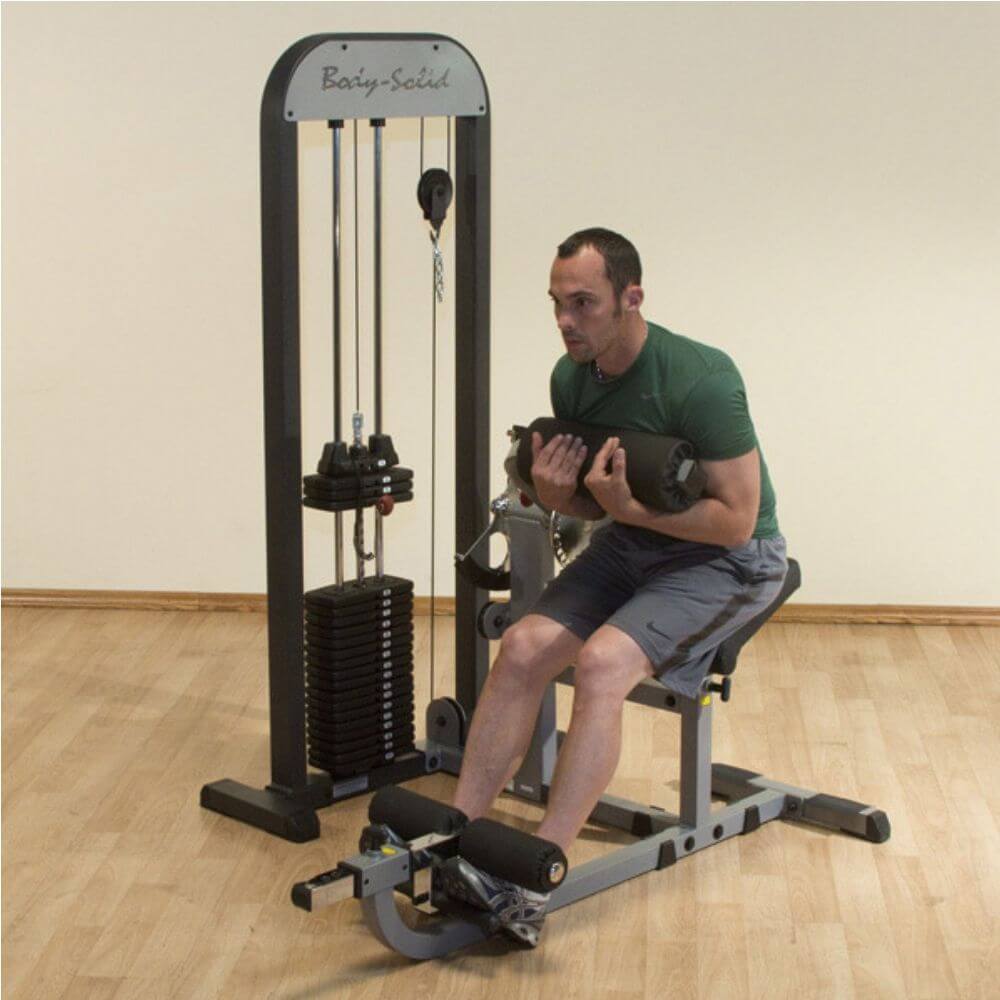 Body Solid Pro Select Ab And Back Machine SKU GCAB-STK