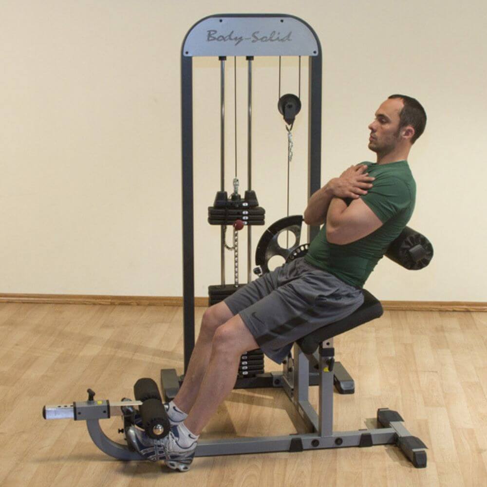 Body Solid Pro Select Ab And Back Machine SKU GCAB-STK