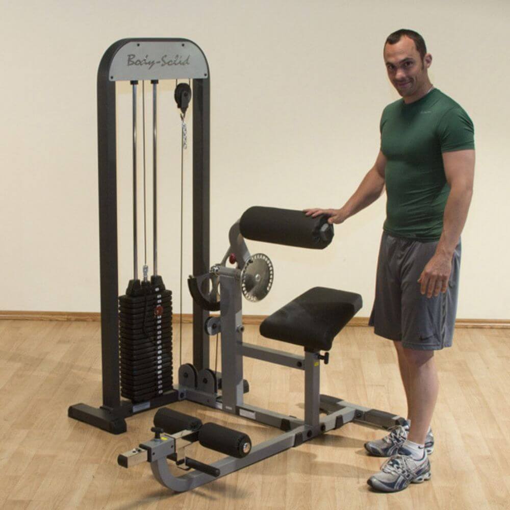 Body Solid Pro Select Ab And Back Machine SKU GCAB-STK