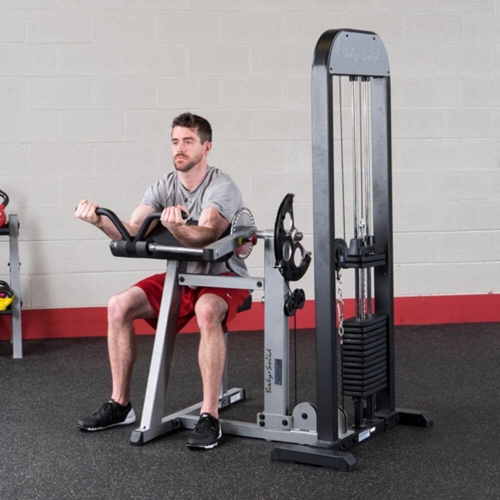 Body Solid Pro Select Biceps And Triceps Machine SKU GCBT-STK