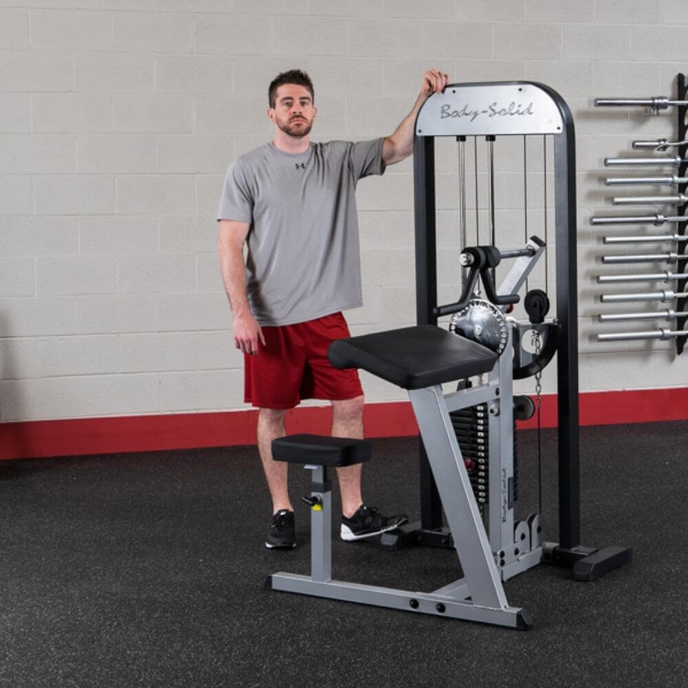 Body Solid Pro Select Biceps And Triceps Machine SKU GCBT-STK