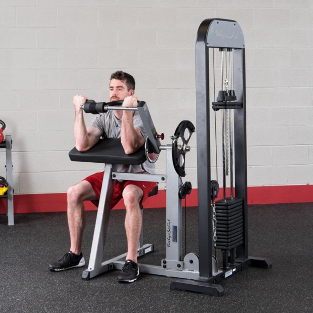 Body Solid Pro Select Biceps And Triceps Machine SKU GCBT-STK