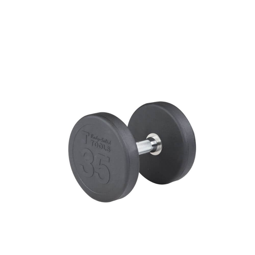 Body Solid Rubber Round Dumbbells SKU SDP(SIZE)