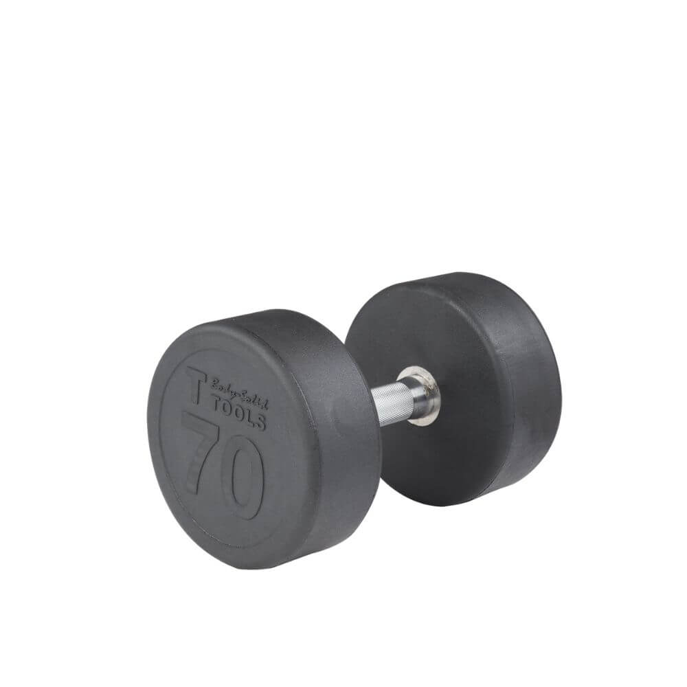 Body Solid Rubber Round Dumbbells SKU SDP(SIZE)