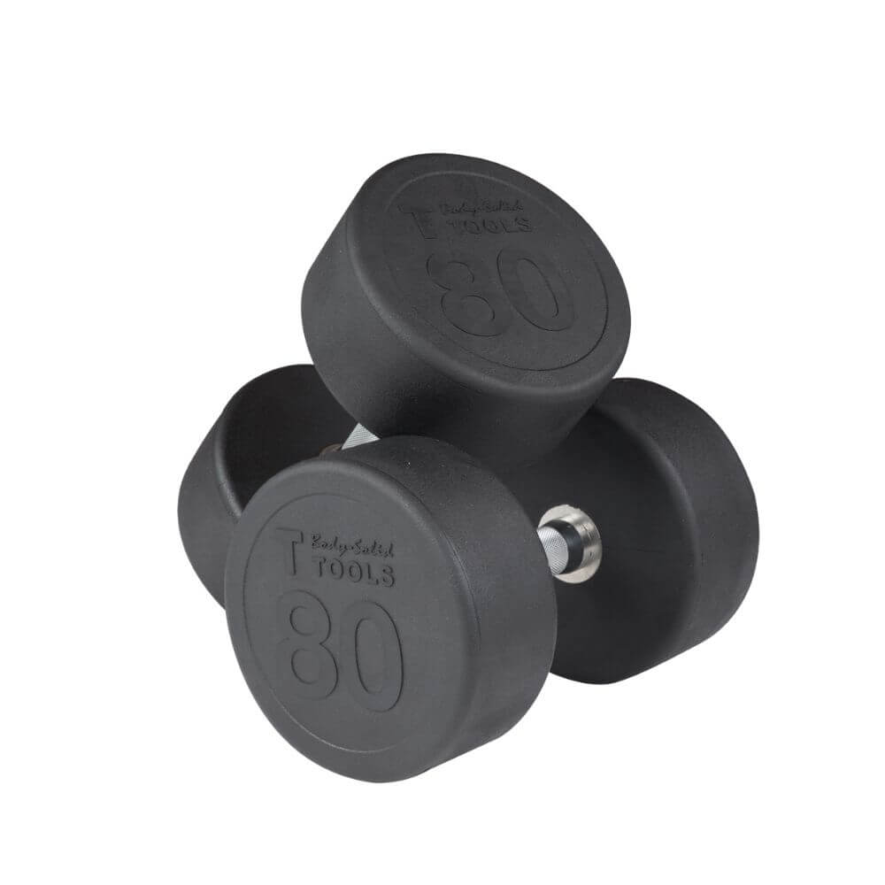 Body Solid Rubber Round Dumbbells SKU SDP(SIZE)