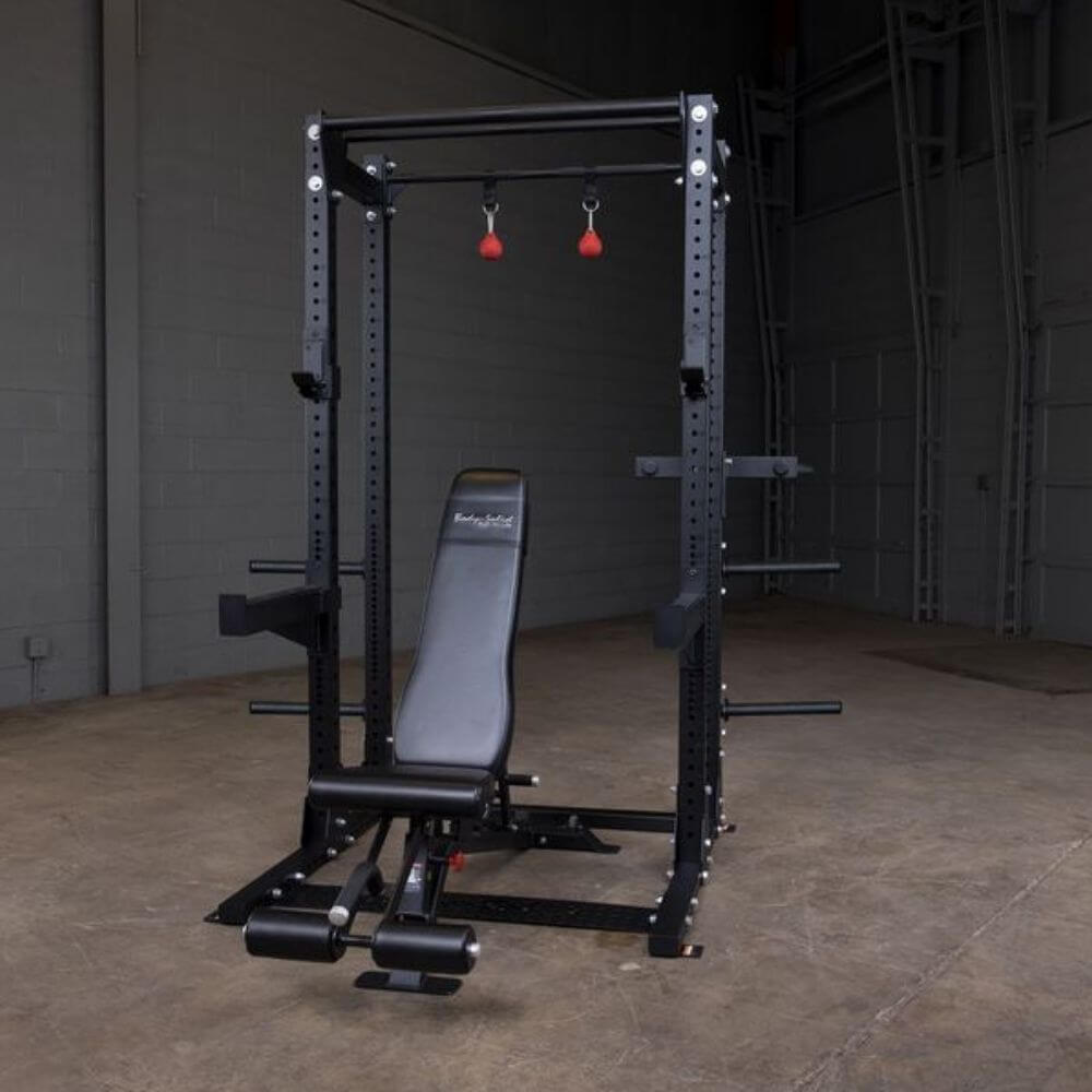 Body Solid Commercial Extended Half Rack Package SPR500BACKP4
