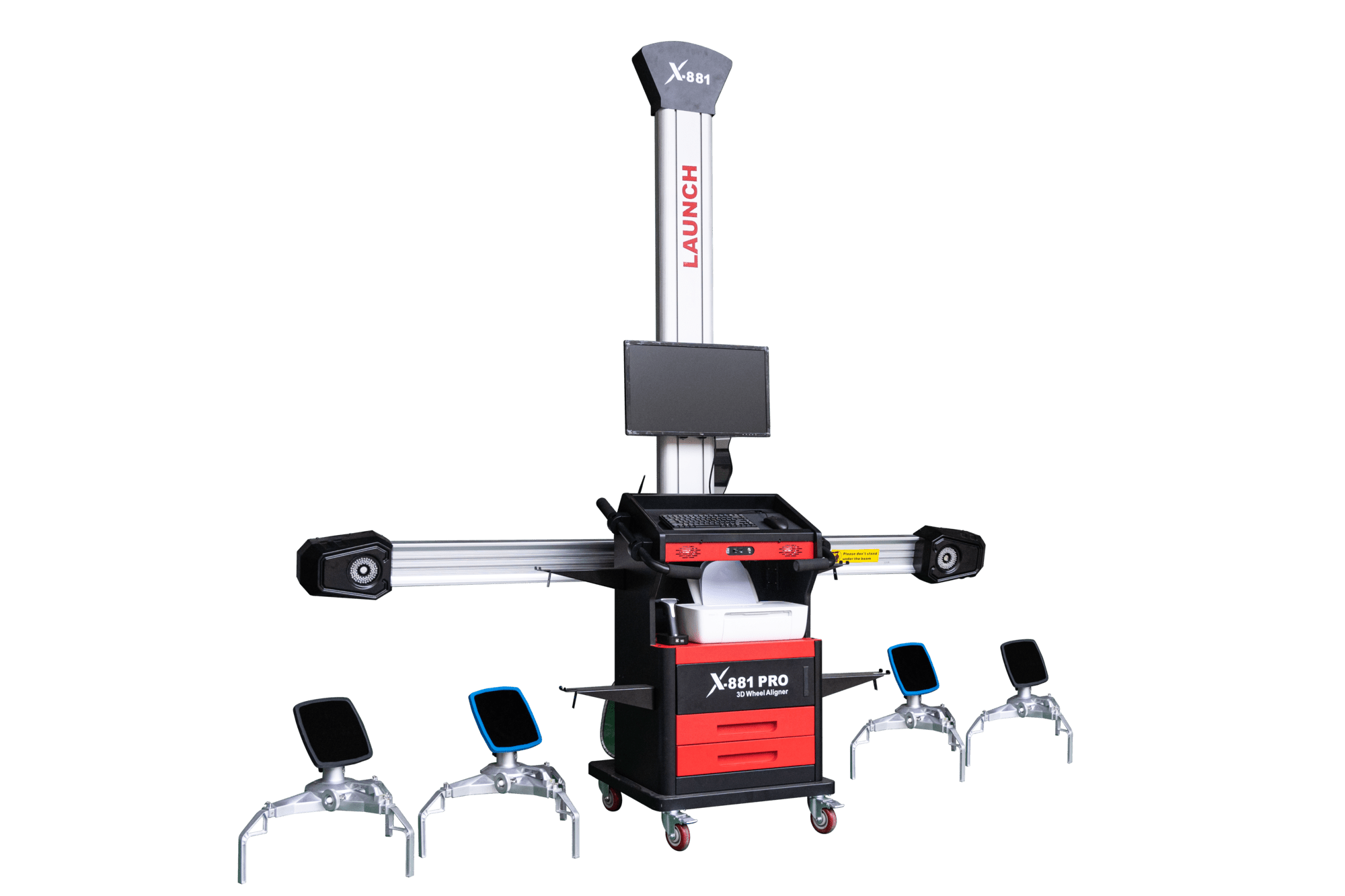 Launch Tech USA X881 Pro Mobile 3D Wheel Aligner SKU 702020046