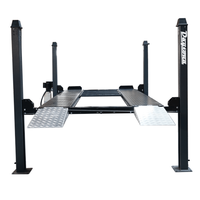 Daytona 10,000 lbs 4 Post Parking Lift w/ Aluminium Ramps SKU LFPP10