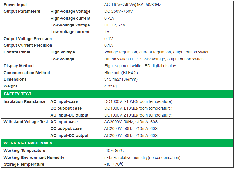 Launch Tech USA ELA320 Intelligent Digital Power Supply SKU 307010263