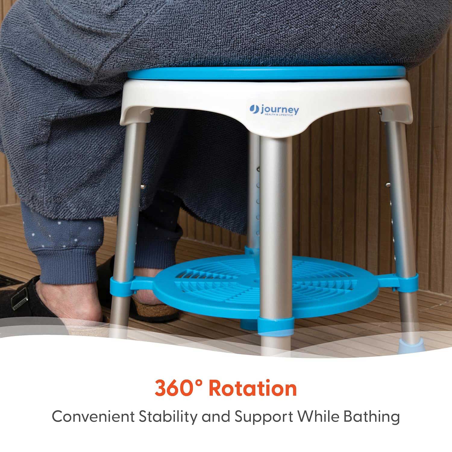 Journey Health & Lifestyle EZ Swivel Shower Stool SKU