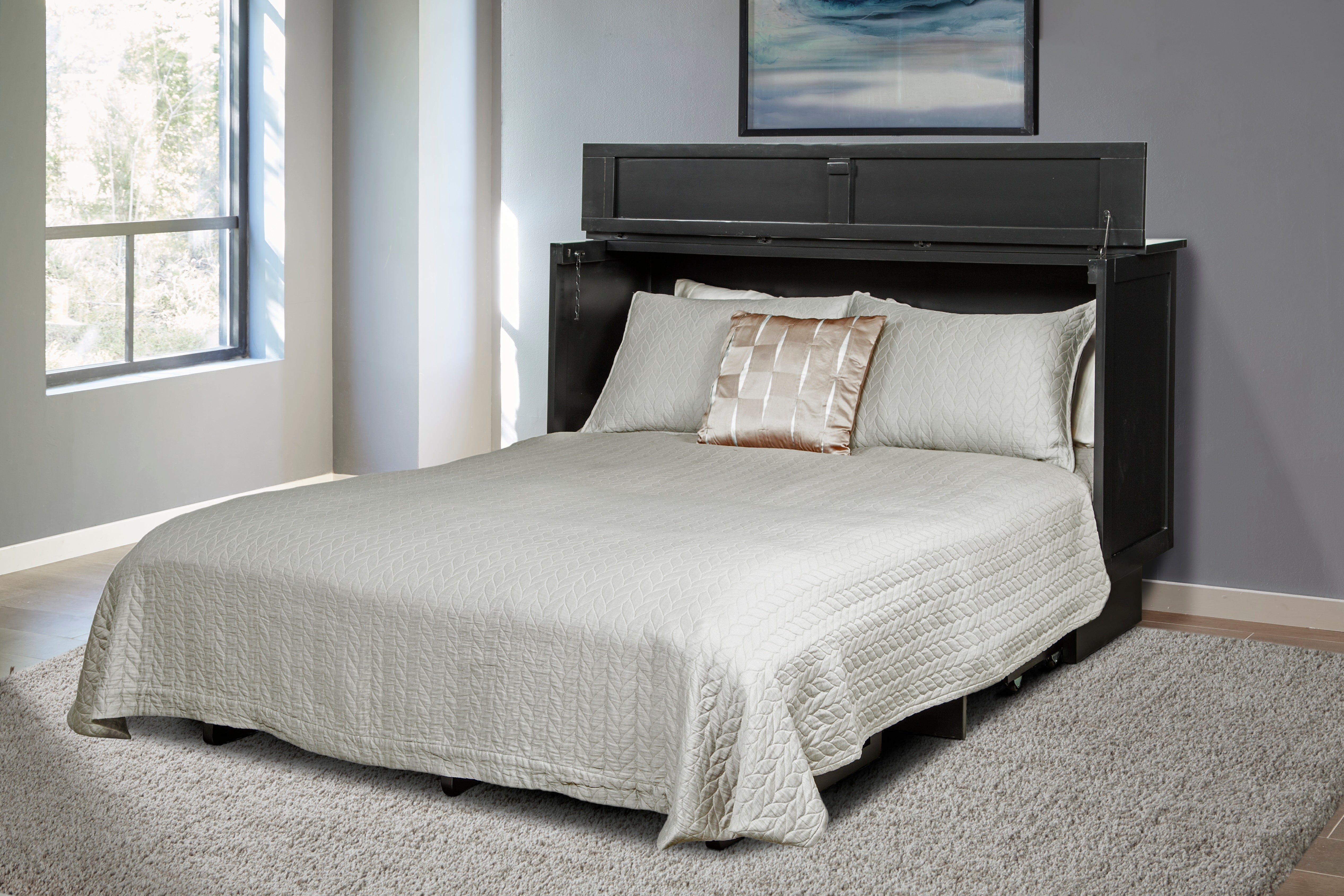 Arason Creden-ZzZ Essex Queen Murphy Cabinet Bed SKU 513-10