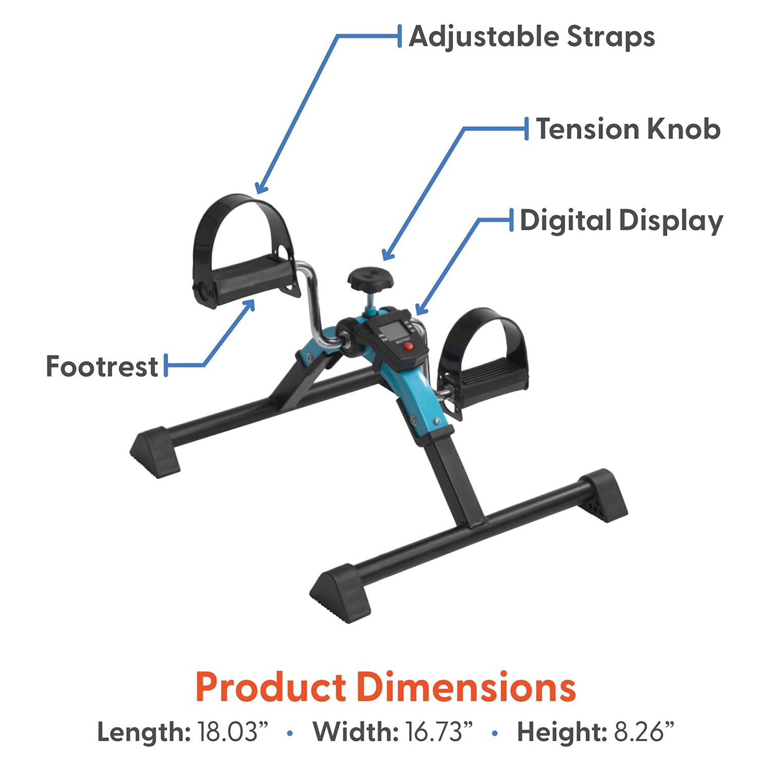 Journey Health & Lifestyle Exercise Peddler SKU 08568