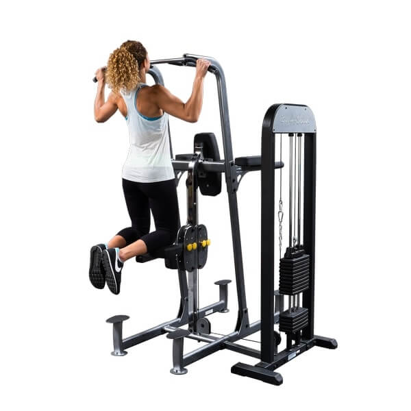 Body Solid Pro Select Weight Assisted Chin-Dip Machine SKU FCD-STK