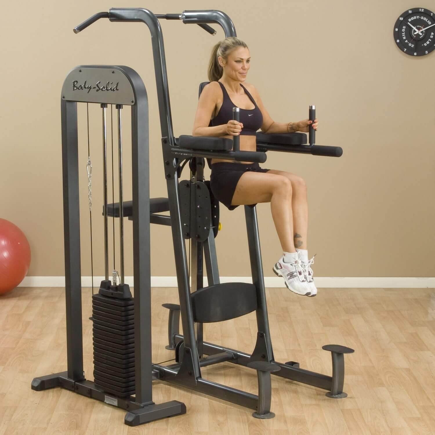 Body Solid Pro Select Weight Assisted Chin-Dip Machine SKU FCD-STK