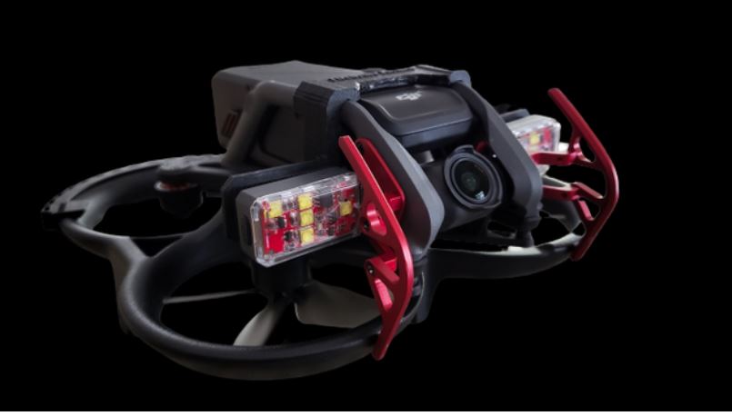 Firehouse Tech Avata Full Tactical Kit (4 Light Kit with Battery Lock, 2 Rear Bumper Guards, 2 Gimbal Guards) SKU FHT-AVATAFULLKIT