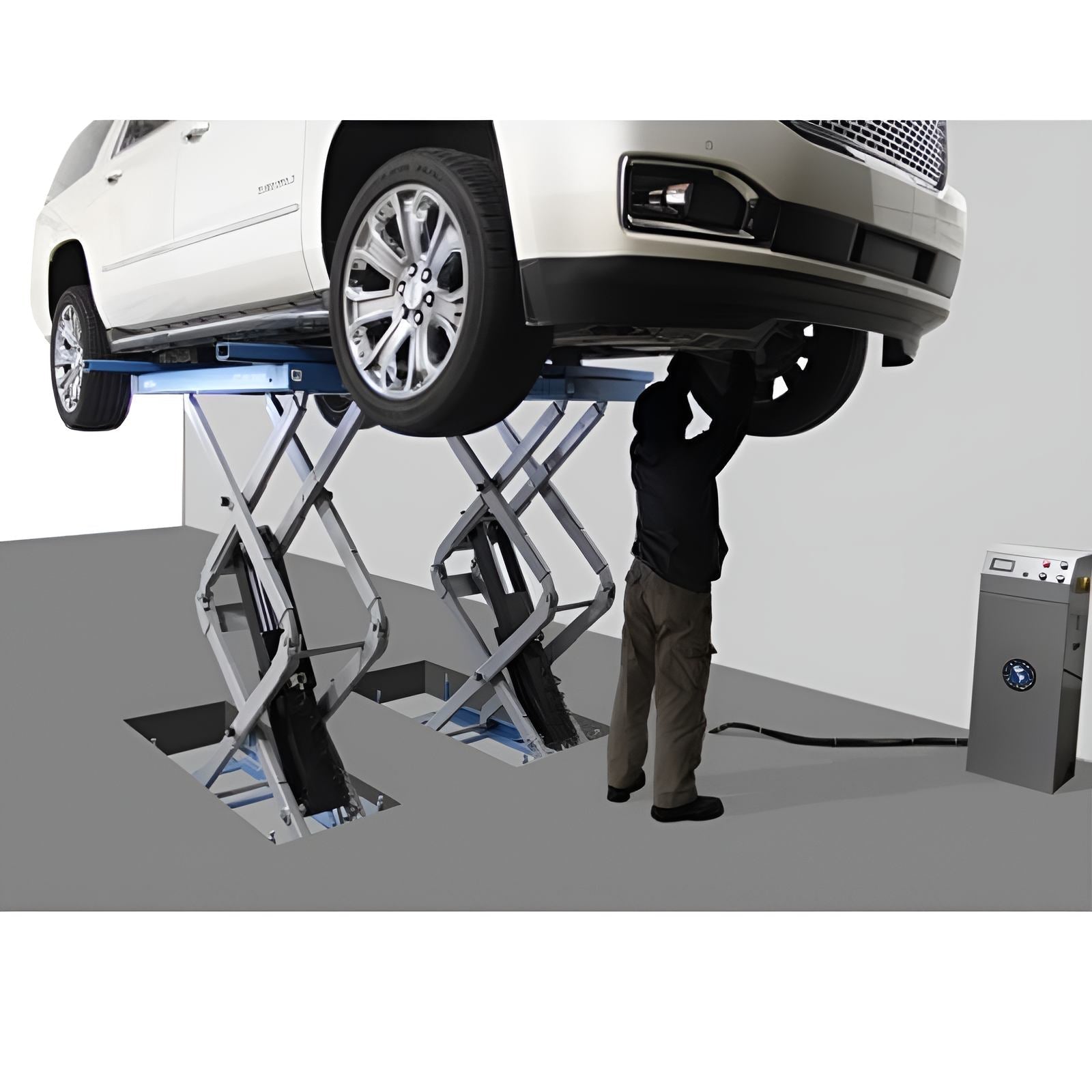 Atlas 9,000 lb In Ground Lift, Full Rise SKU ATEATTD-FM9SL