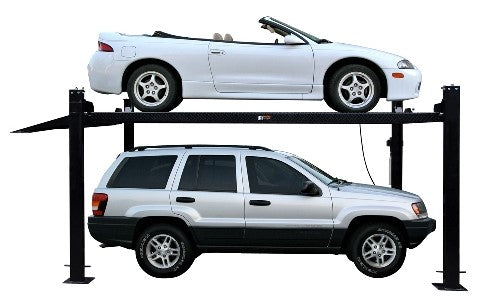 Tuxedo 8,000 lbs. 4-Post Deluxe Automotive Storage Lift SKU FP8K-DX