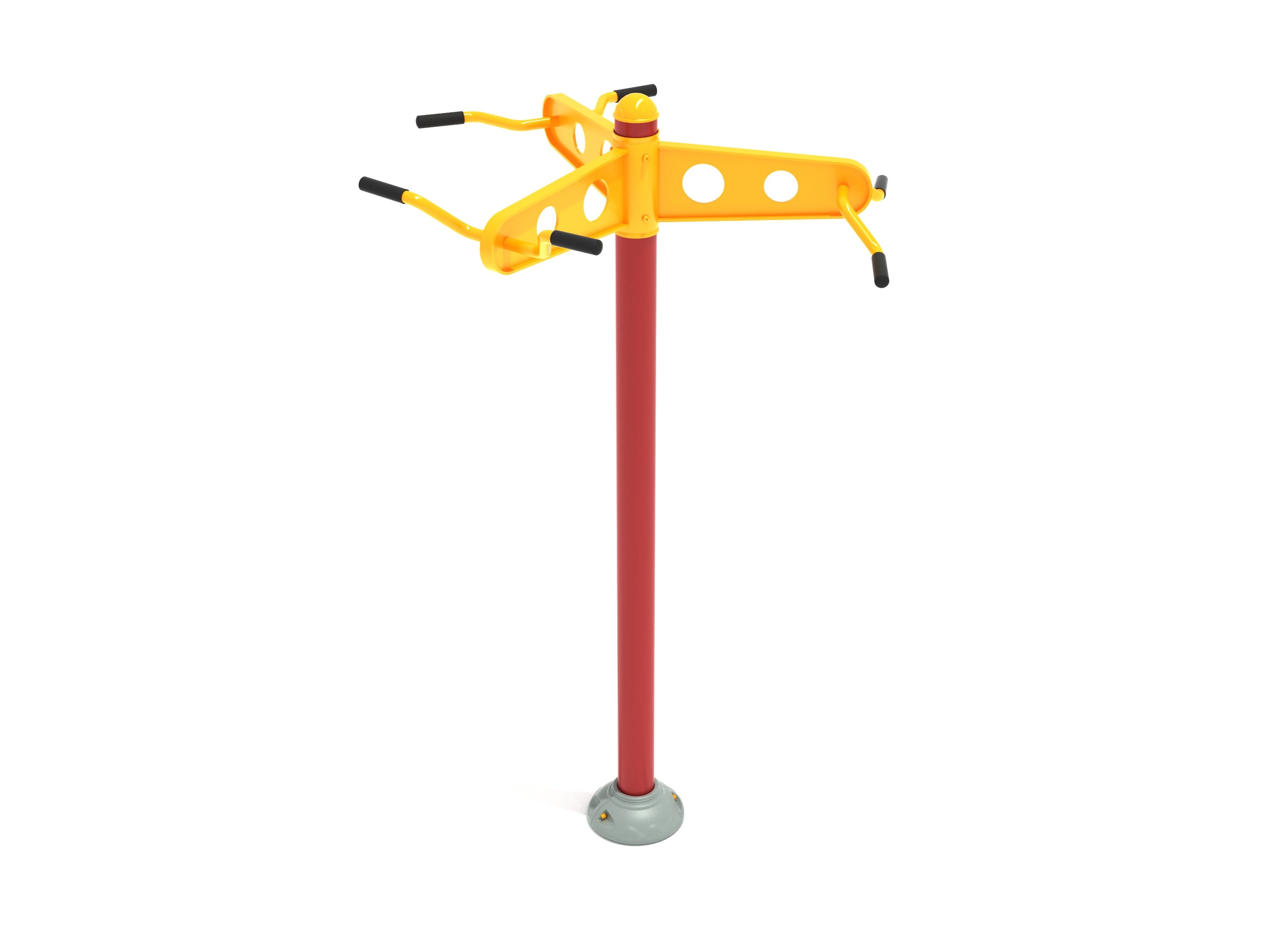 Playground Equipment Triple Station Chin-Up Bars SKU PFT055