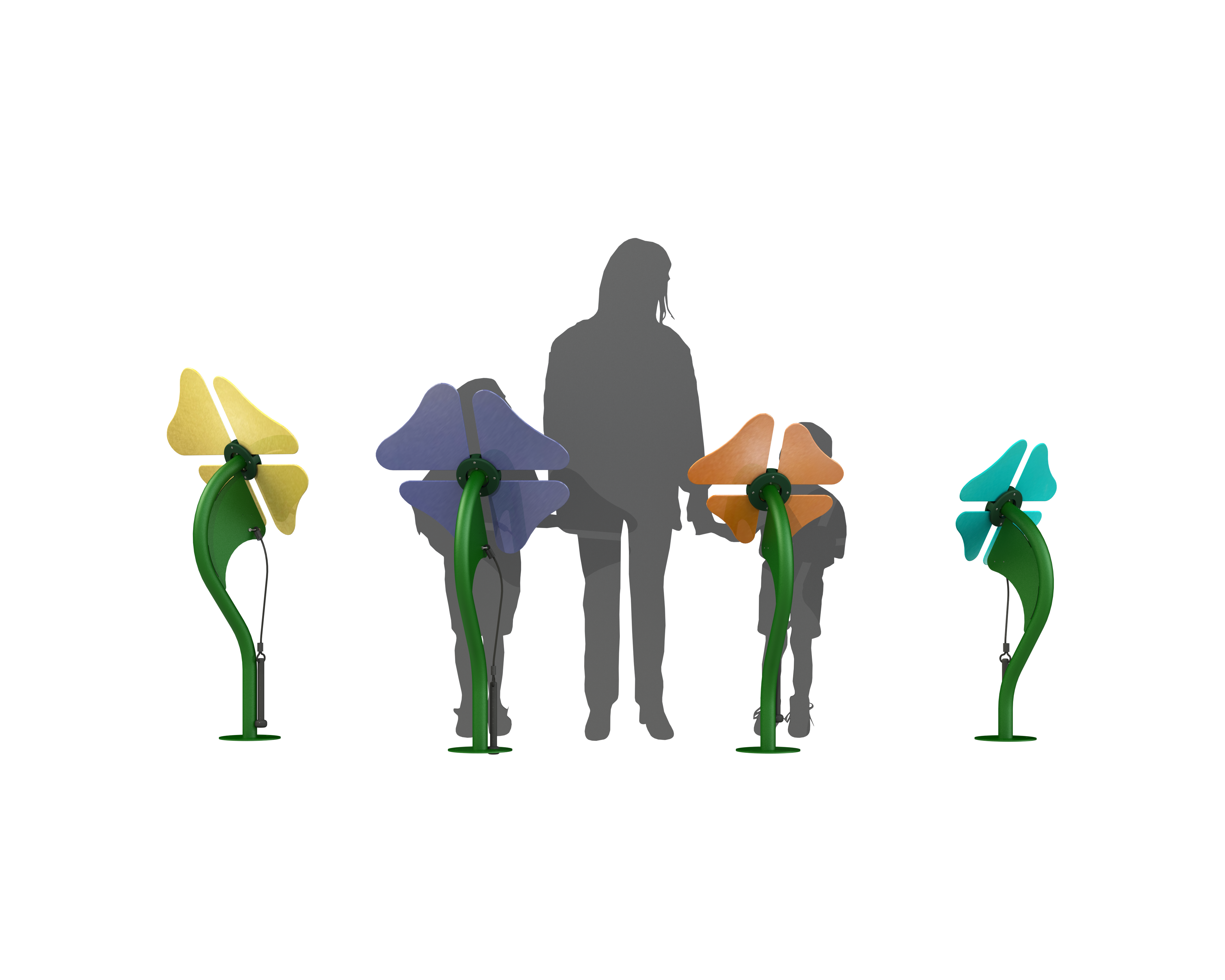 FreeNotes Flower 4 Notes Musical Element SKU FWR