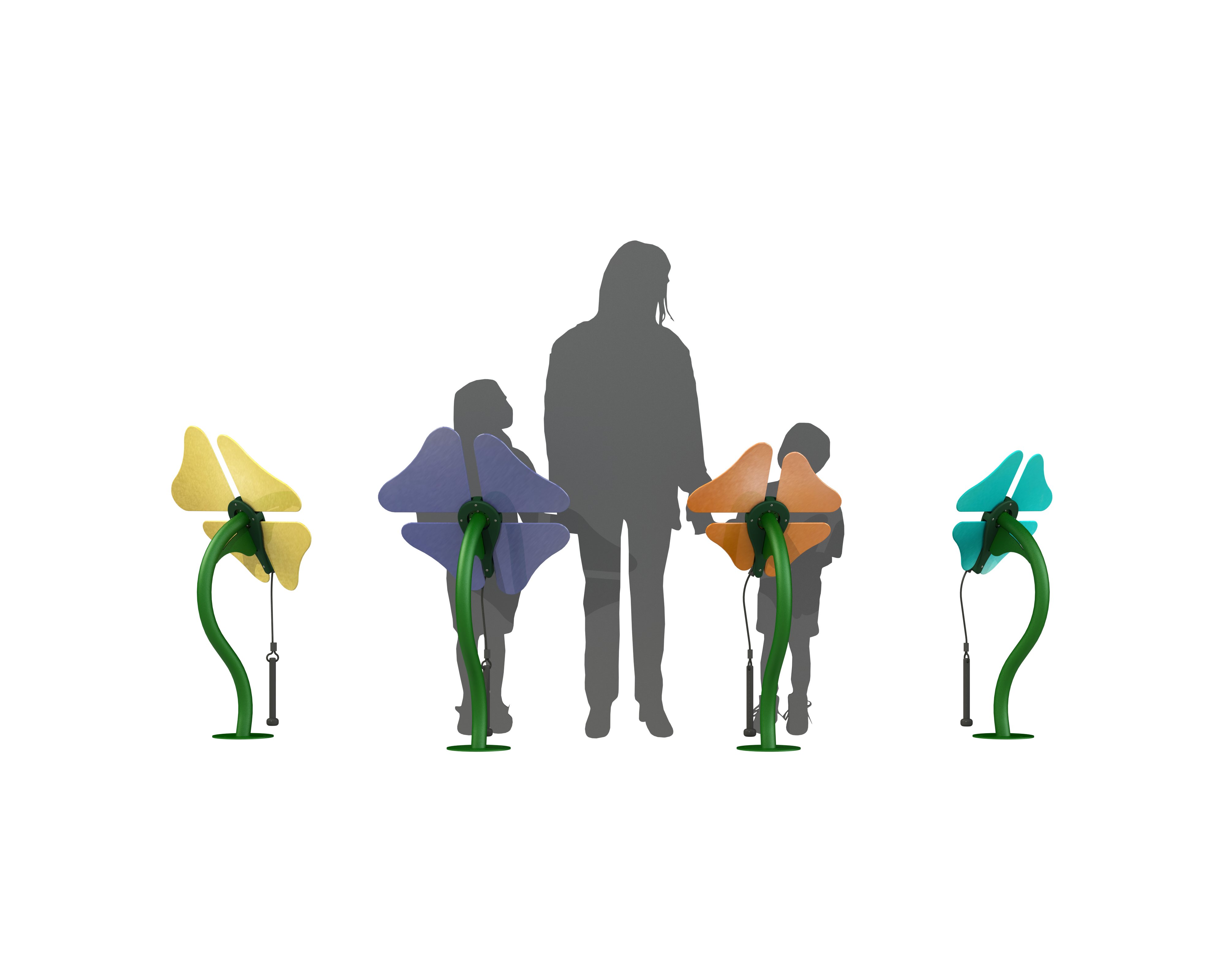 FreeNotes Toddler Flowers Ensemble 4 Piece Set Musical Element SKU FWR-T