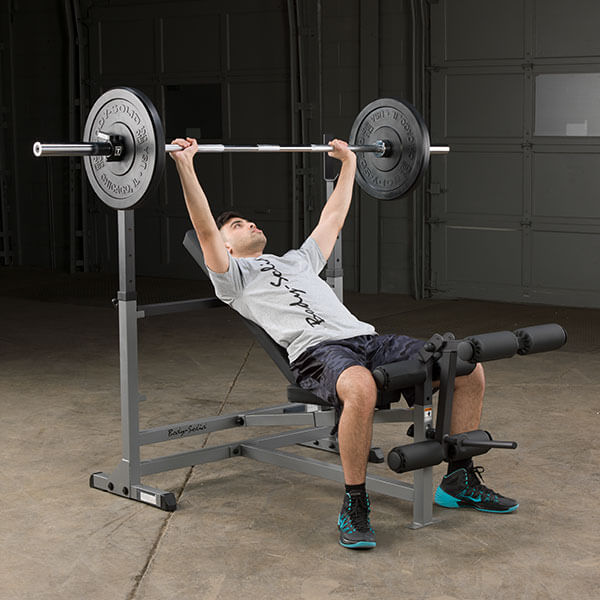 Body Solid Power Center Combo Bench Package SKU GDIB46LP4