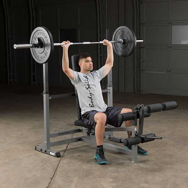 Body Solid Power Center Combo Bench Package SKU GDIB46LP4