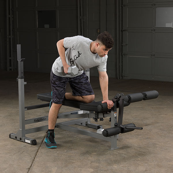 Body Solid Power Center Combo Bench Package SKU GDIB46LP4