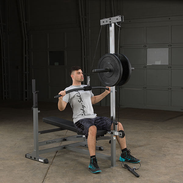 Body Solid Power Center Combo Bench Package SKU GDIB46LP4