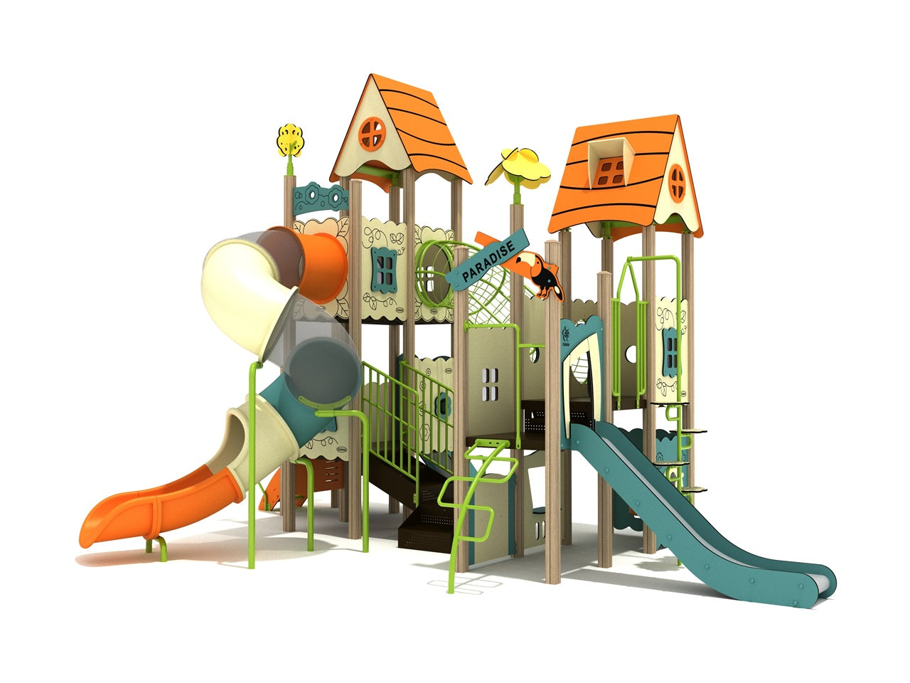 Playground Equipment Red Mulberry Playground SKU PCQ003