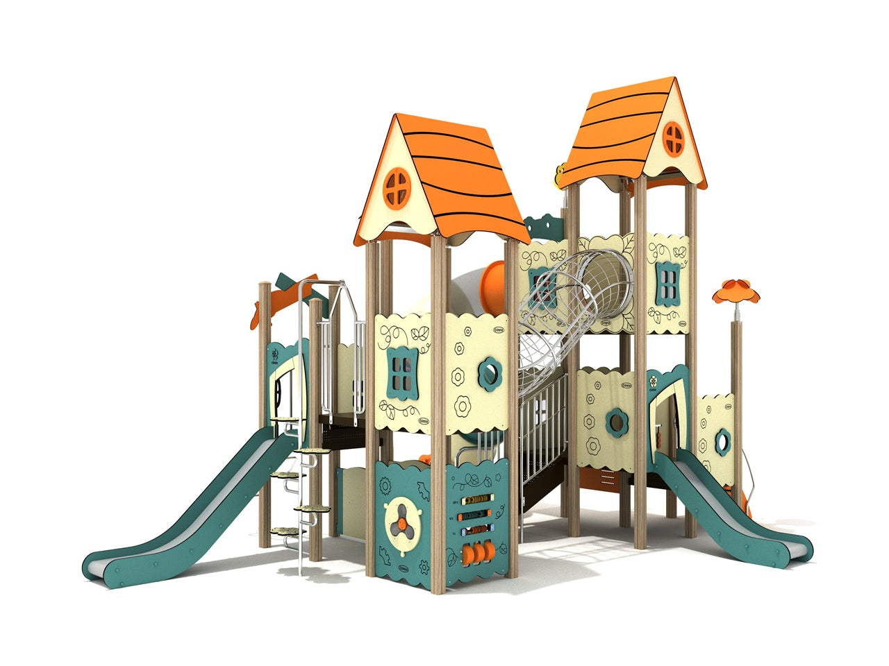 Playground Equipment Red Mulberry Playground SKU PCQ003