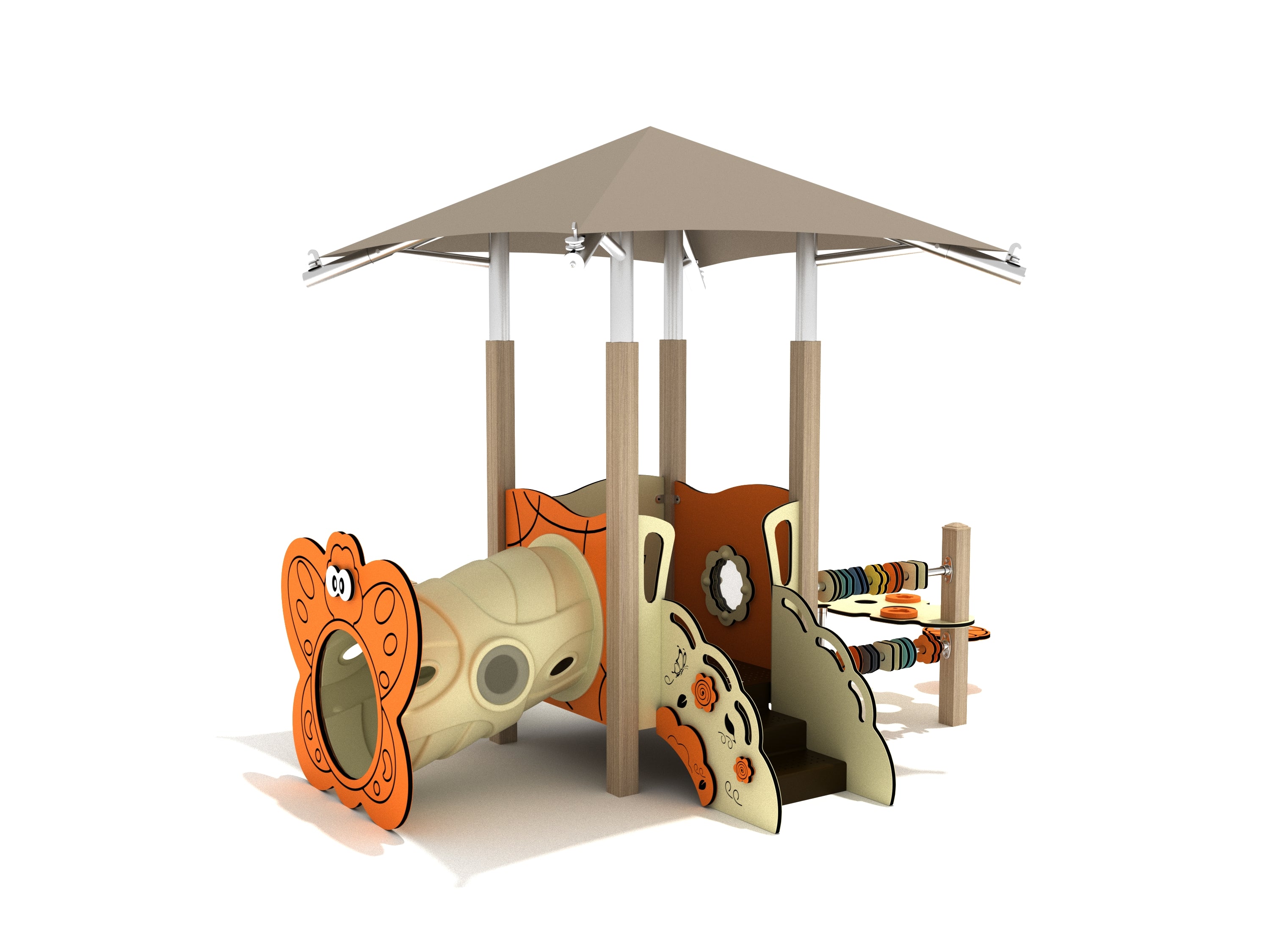 Playground Equipment Eastern Redbud Canopy Mini Playground SKU PCM003