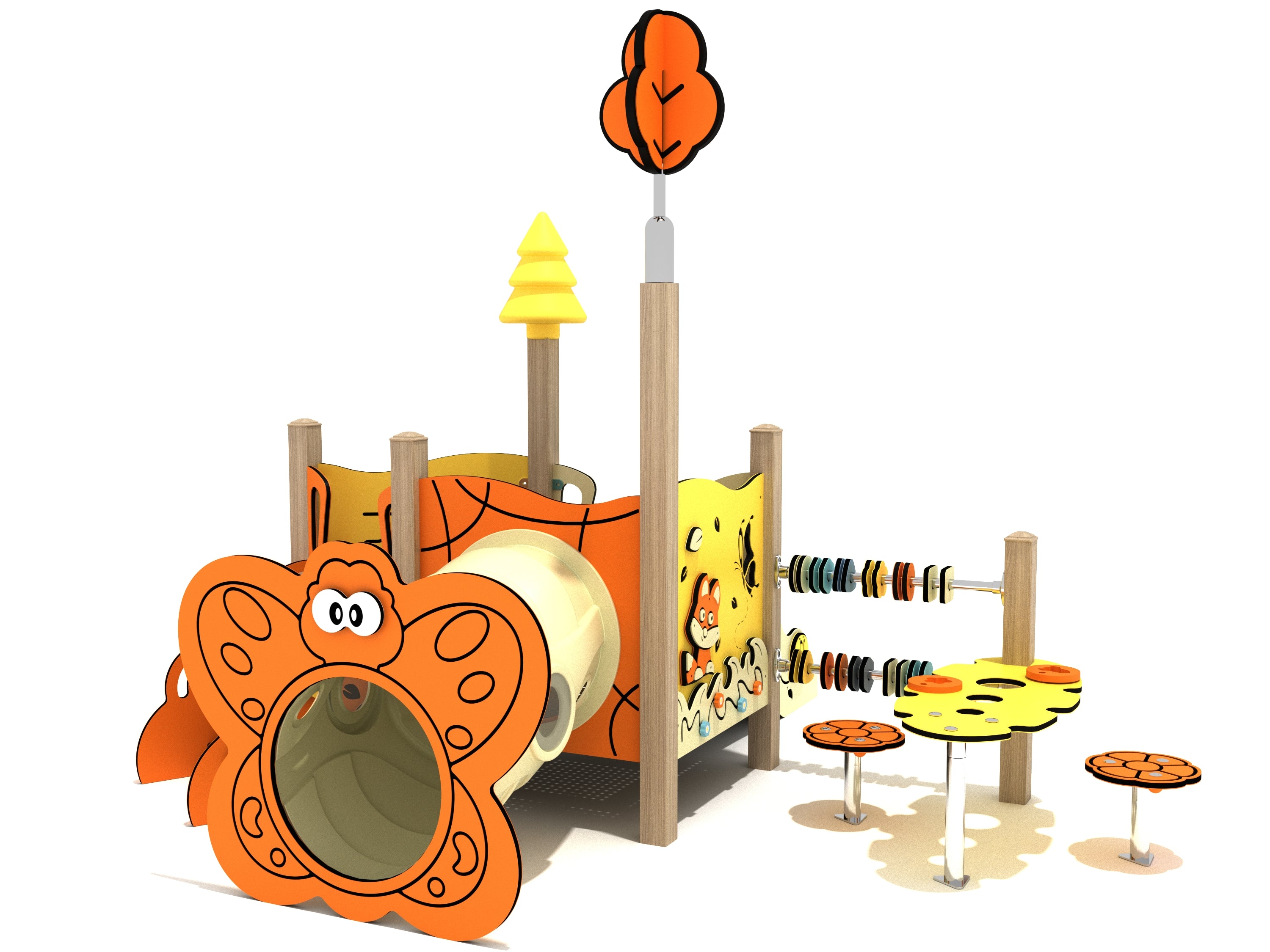 Playground Equipment Crape Myrtle Canopy Mini Playground SKU PCM004
