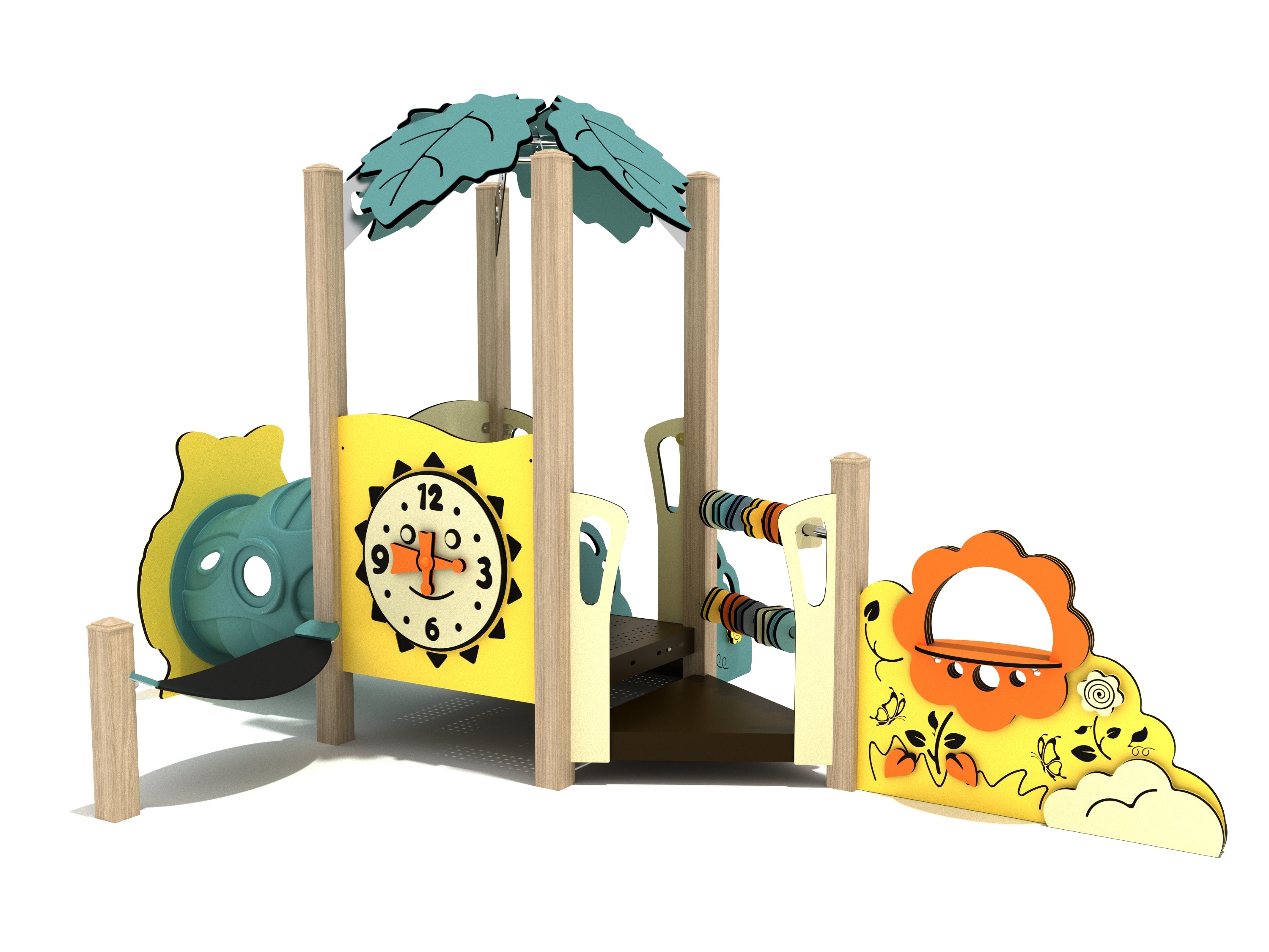Playground Equipment Banana Shrub Canopy Mini Playground SKU PCM020