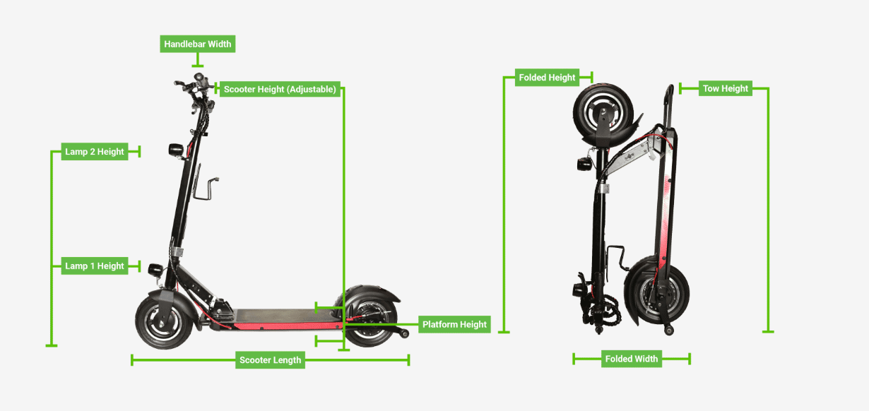 Glion Dolly XL Electric Scooter SKU GS255XL