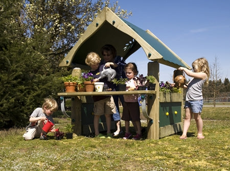 UltraPlay Green Thumb Potting Shed Playhouse SKU EC-023