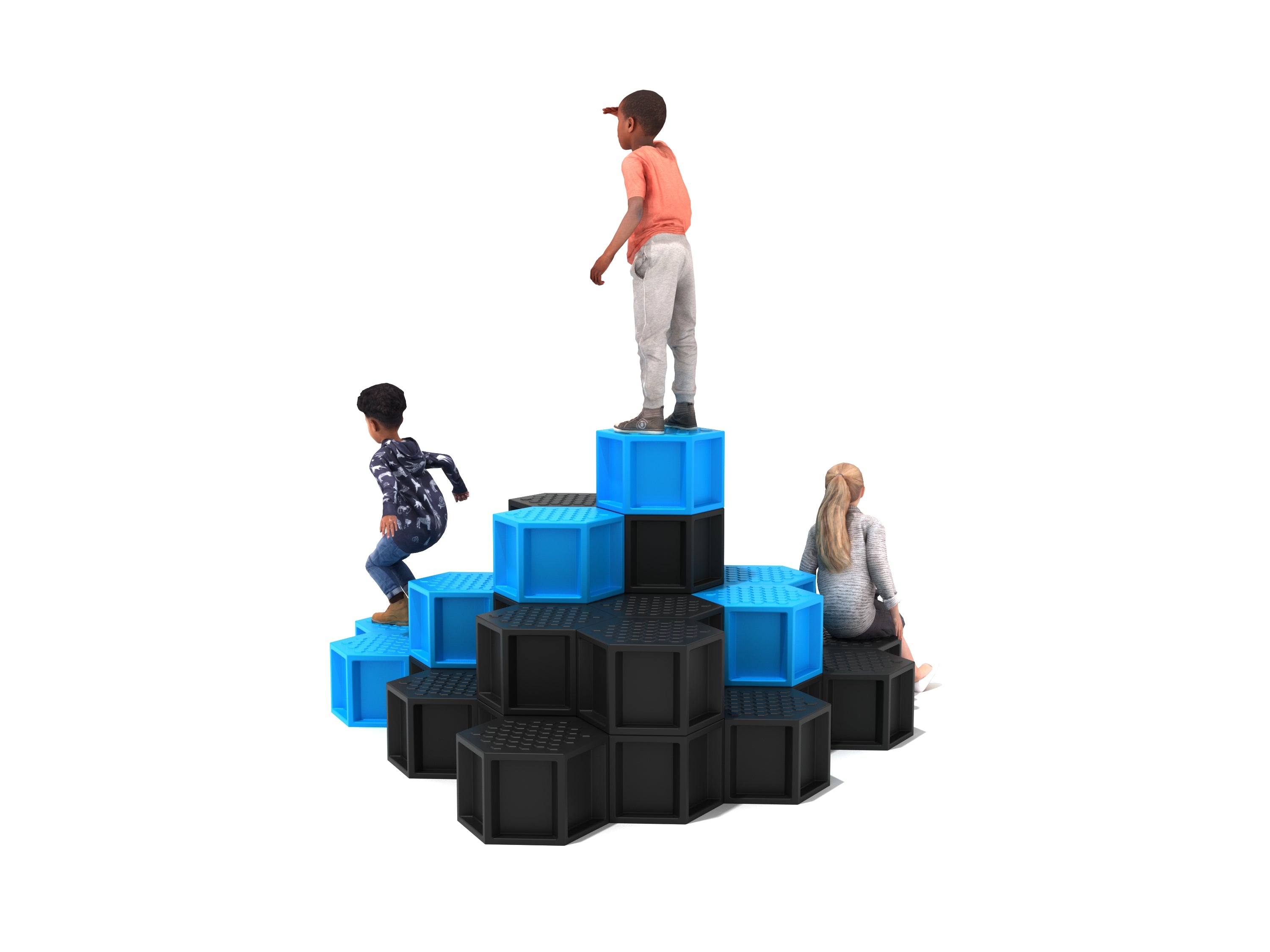 Playground Equipment Mountaintop Honeycomb Climber SKU PHC001
