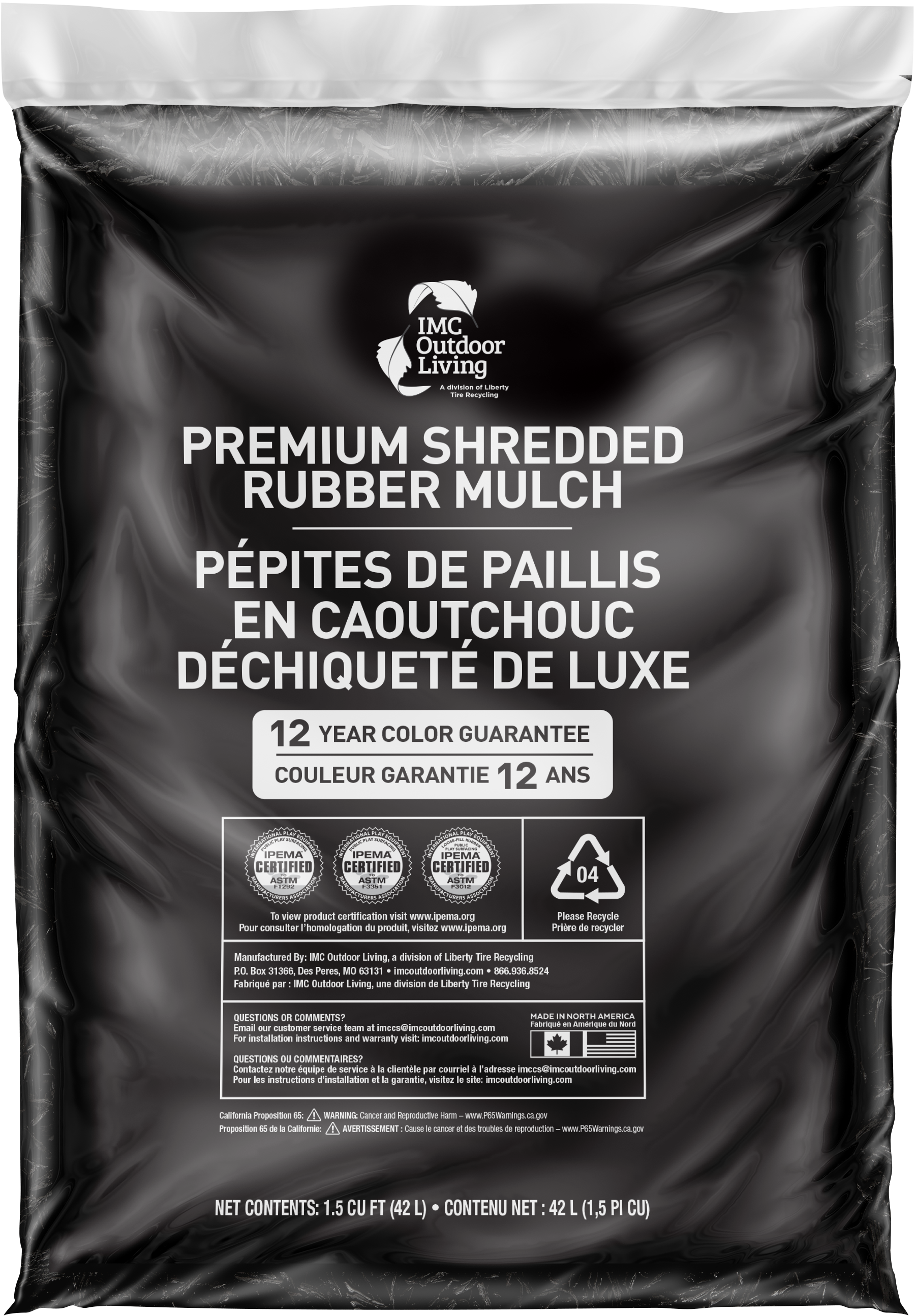 Ground Smart Premium Shredded Buffings Mulch SKU GSRMShredded